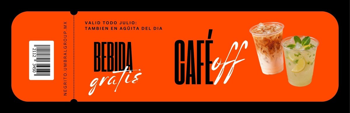Bebida gratis en julio